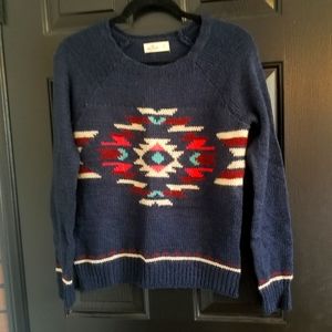 Navy Knitted Sweater